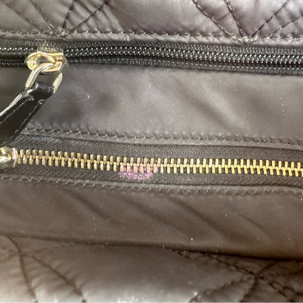 Kate Spade Quilted Nylon Black Tote - Picture 5 of 5